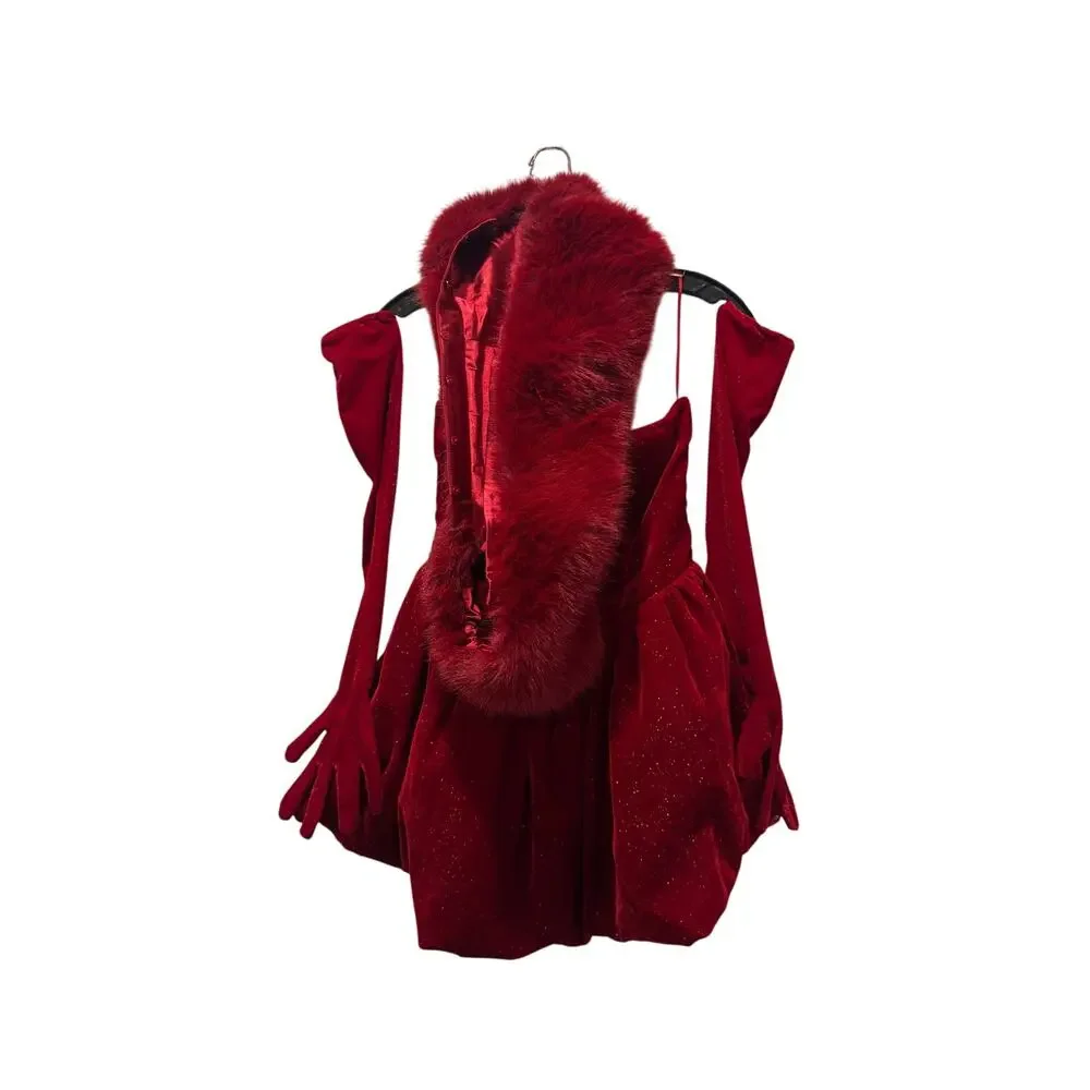 Nana Jacqueline candice dress red M - Picture 8 of 13